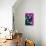 Steez Monkey Thinker - Purple Art Poster Print-null-Mounted Poster displayed on a wall