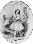 Fanny Elssler as a child dancing in ballet-Stefan Decker-Giclee Print