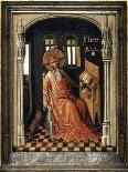 St Ursula and Virgins, Left Panel of Adoration of Magi Altarpiece, Circa 1445-Stefan Lochner-Giclee Print