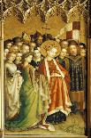 St Ursula and Virgins, Left Panel of Adoration of Magi Altarpiece, Circa 1445-Stefan Lochner-Giclee Print