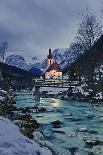 Peak Cross of the Kampenwand Mountain, Sundown-Stefan Sassenrath-Photographic Print