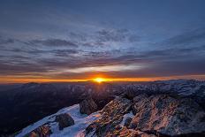 Panoramic View from the Watzmanngipfel to Steinernes Meer-Stefan Sassenrath-Photographic Print