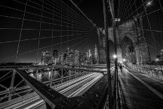 Brooklyn Bridge Lights-Stefan Schilbe-Photographic Print