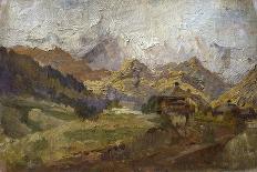 Mount Spluga-Stefano Bersani-Framed Stretched Canvas