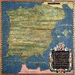 Map of the Caribbean Islands-Stefano Bonsignori-Giclee Print