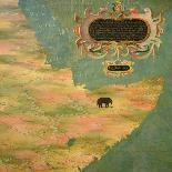 Map of the Strait of Magellan-Stefano Bonsignori-Framed Giclee Print