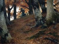 Autumn in the Beech Woods, 1902-Stefano Bruzzi-Giclee Print