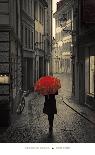Red Rain-Stefano Corso-Mounted Art Print