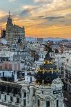 City Skyline at Sunset, Toledo, Castile La Mancha, Spain-Stefano Politi Markovina-Photographic Print
