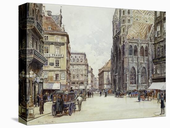 Stefanplatz, Vienna-Rudolf Bernt-Stretched Canvas