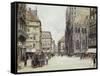 Stefanplatz, Vienna-Rudolf Bernt-Framed Stretched Canvas
