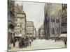 Stefanplatz, Vienna-Rudolf Bernt-Mounted Giclee Print