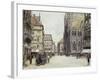 Stefanplatz, Vienna-Rudolf Bernt-Framed Giclee Print