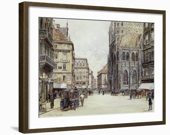 Stefanplatz, Vienna-Rudolf Bernt-Framed Giclee Print