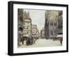 Stefanplatz, Vienna-Rudolf Bernt-Framed Giclee Print