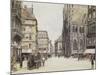 Stefansplatz, Vienna-Rudolf Bernt-Mounted Giclee Print