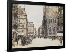 Stefansplatz, Vienna-Rudolf Bernt-Framed Giclee Print