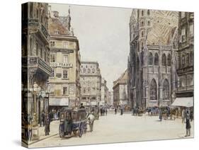 Stefansplatz, Vienna-Rudolf Bernt-Stretched Canvas