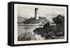 Stegeborg Ruin, Gotha Canal, Sweden, 19th Century-null-Framed Stretched Canvas