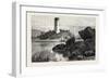 Stegeborg Ruin, Gotha Canal, Sweden, 19th Century-null-Framed Giclee Print