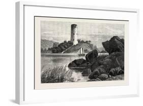 Stegeborg Ruin, Gotha Canal, Sweden, 19th Century-null-Framed Giclee Print
