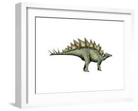 Stegosaurus Dinosaur-null-Framed Art Print