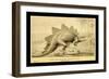 Stegosaurus Ungulatus-Joseph Smit-Framed Art Print