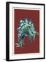 Stegosaurus-Lantern Press-Framed Art Print