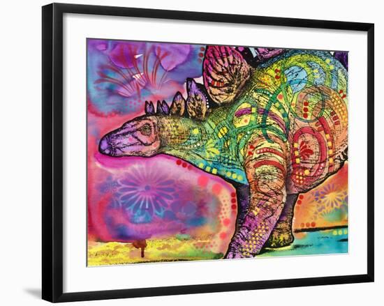 Stegosaurus-Dean Russo-Framed Giclee Print