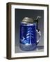 Stein in Beveled and Colored Crystal, Pewter Lid, Austria-null-Framed Giclee Print