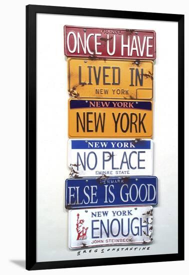 Steinbeck Once U Have Lived-Gregory Constantine-Framed Giclee Print