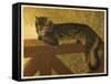 Steinlen Cat-null-Framed Stretched Canvas