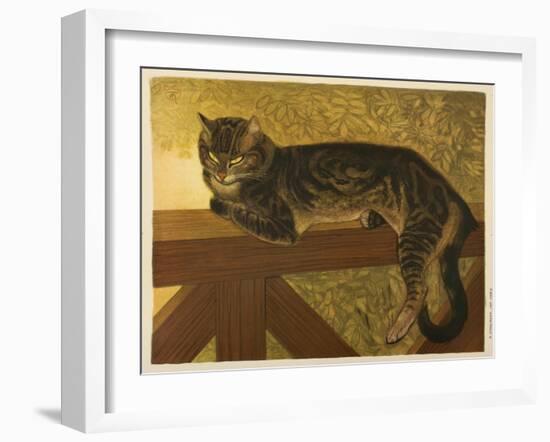 Steinlen Cat-null-Framed Giclee Print