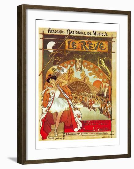 Steinlen Gastinel Ballet Reve-null-Framed Art Print