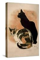 Steinlen, Two Cats-null-Stretched Canvas