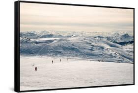 Steinplatte (mountain) near Reit im Winkl, Chiemgau-Christine Meder stage-art.de-Framed Stretched Canvas