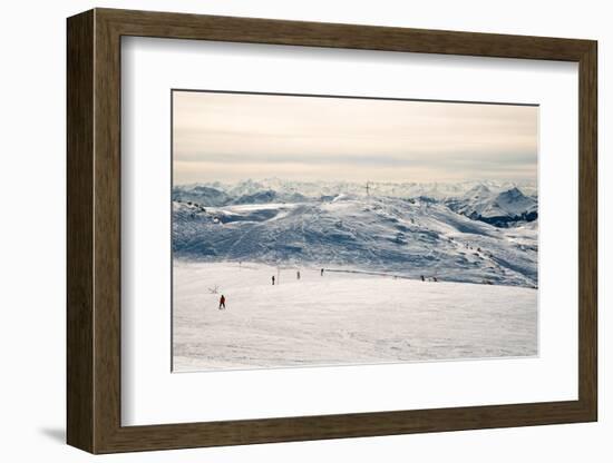 Steinplatte (mountain) near Reit im Winkl, Chiemgau-Christine Meder stage-art.de-Framed Photographic Print