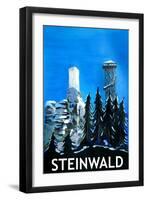 Steinwald Retro Poster Bavaria Upper Palatinate-Markus Bleichner-Framed Art Print