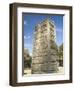 Stela A Dating From 731 AD, Copan Archaeological Park, UNESCO World Heritage Site, Honduras-Richard Maschmeyer-Framed Photographic Print
