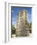 Stela A Dating From 731 AD, Copan Archaeological Park, UNESCO World Heritage Site, Honduras-Richard Maschmeyer-Framed Photographic Print