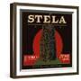 Stela Brand - Rivera, California - Citrus Crate Label-Lantern Press-Framed Art Print