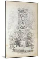 Stela P at Copan, Honduras-Frederick Catherwood-Mounted Giclee Print