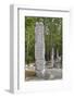 Stelae in Front of Structure 1, Calakmul Mayan Archaeological Site, Campeche, Mexico, North America-Richard Maschmeyer-Framed Photographic Print