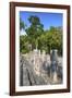 Stelae in Front of Structure 2, Calakmul Mayan Archaeological Site, Campeche, Mexico, North America-Richard Maschmeyer-Framed Photographic Print