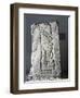 Stele 13 with Glyphs, Calendar and Dating System, Mexico, Zapotec Civilization, 6th-5th Century BC-null-Framed Giclee Print