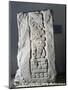 Stele 13 with Glyphs, Calendar and Dating System, Mexico, Zapotec Civilization, 6th-5th Century BC-null-Mounted Giclee Print