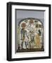 Stèle de la dame Taperet adorant le dieu Rê-Horakhty-null-Framed Giclee Print