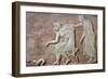 Stele Depicting Fight Between Dog and Cat, Relief from Kerameikos Necropolis in Athens, Greece-null-Framed Giclee Print