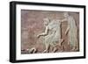 Stele Depicting Fight Between Dog and Cat, Relief from Kerameikos Necropolis in Athens, Greece-null-Framed Giclee Print