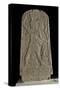 Stèle du dieu Baal au foudre-null-Stretched Canvas